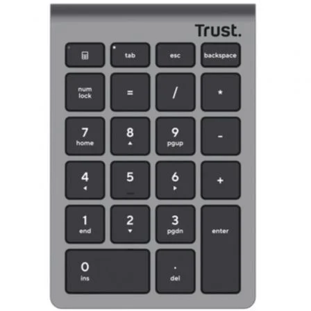 Trust Xalas Teclado Numérico Inalámbrico Plata